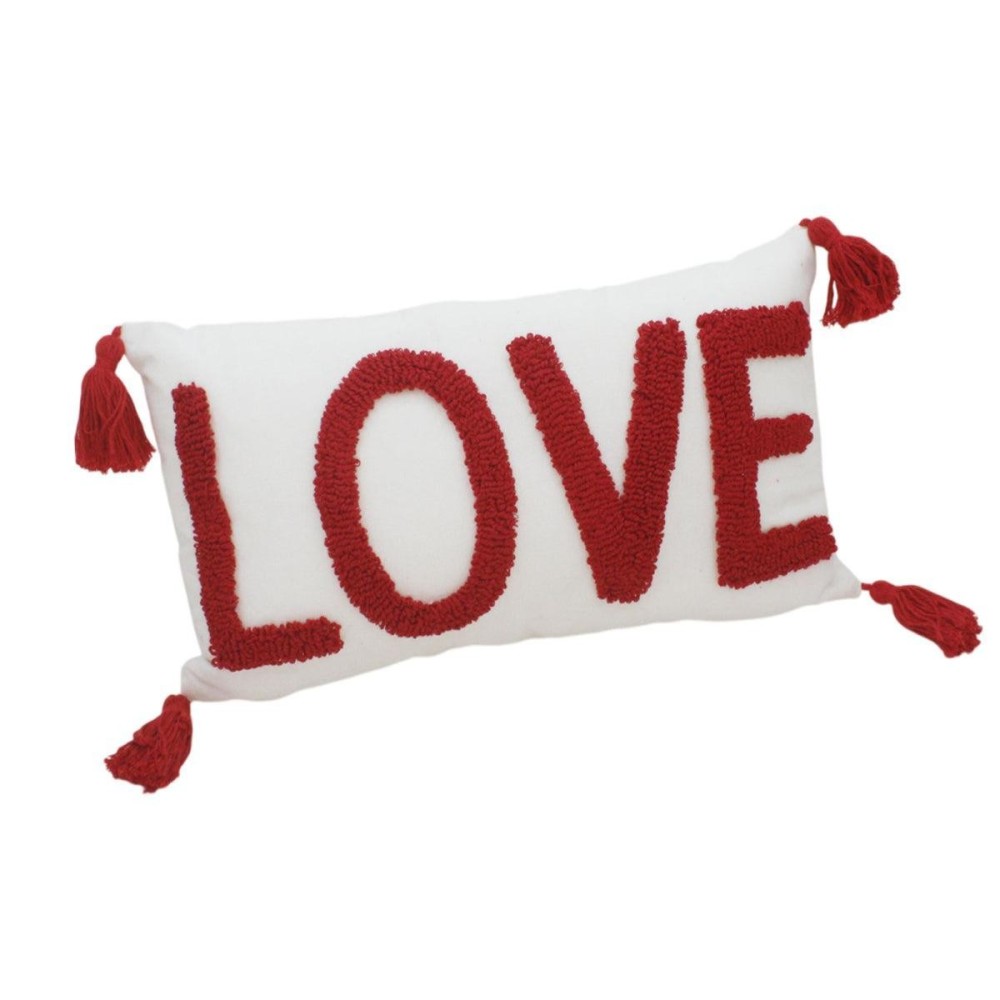 CUSCINO RETTANGOLARE CON RICAMO